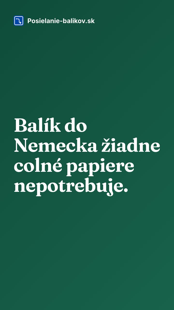 Ako poslať balík do Nemecka: bez cla a bez papierov