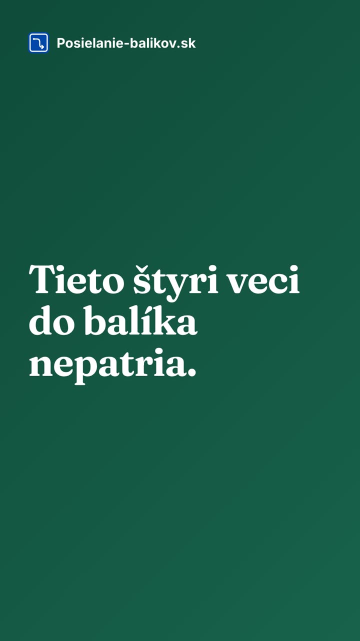 Čo nesmie do balíka: 4 veci, ktoré kuriér nevezme